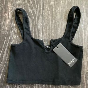 Nasty gal square neck crop top NWT size 8